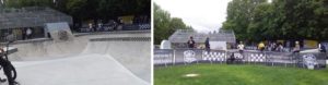 Stagehand BMX Bowl Vans Pro Cup Absperrung Absperrgitter Mannesmanngitter Bauzaun Mobilzaun Infrastruktur